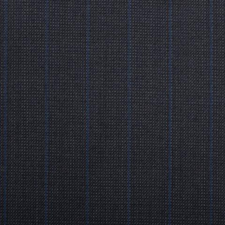 15013 Navy Pindot With Royal Blue Stripe Quartz Super 100